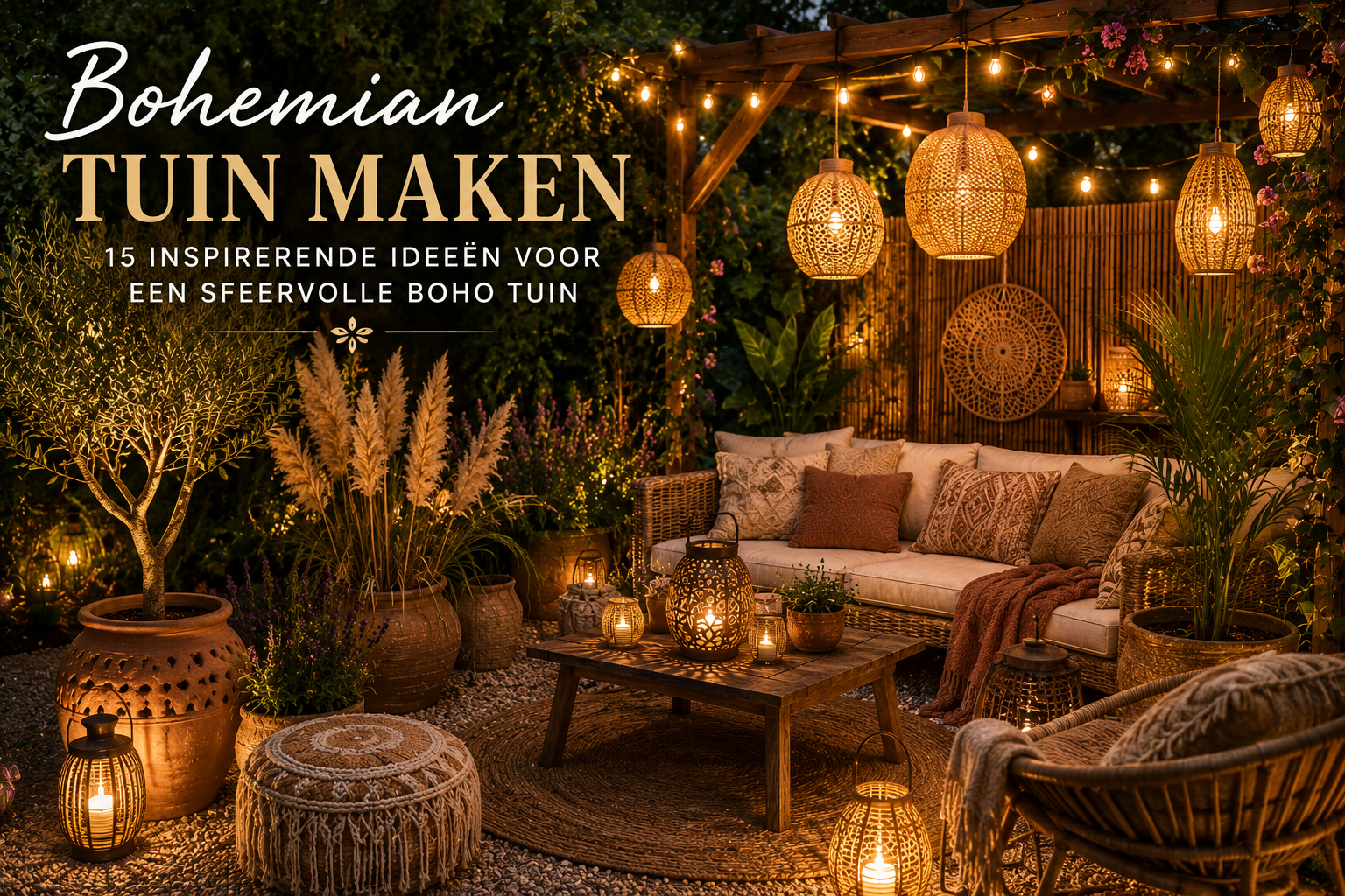 Bohemian Tuin Maken: 15 Inspirerende Ideeën Voor Een Sfeervolle Boho Tuin
