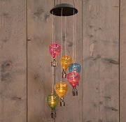 Solar Luchtballon Hanger met Vlam Effect 80 cm