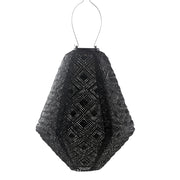 Solar Lampion Can - Mosaic Black - 30 cm