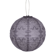 Solar Lampion Round - Marrakesh Mauve Purple - 30 cm