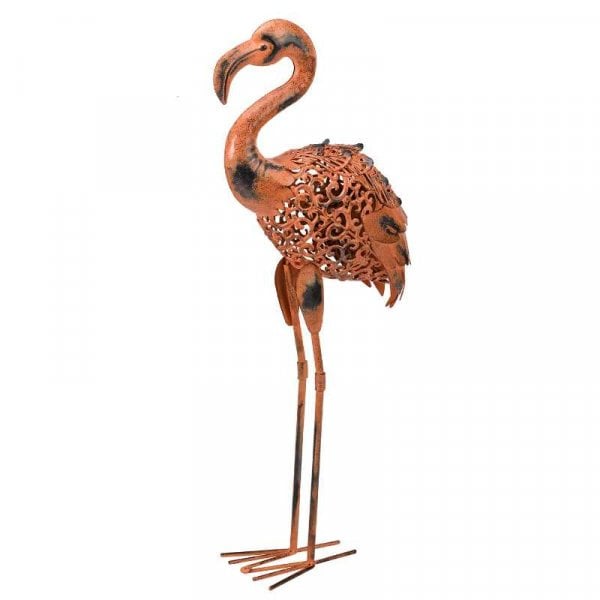 Solar Flamingo - Metaal - 74 cm