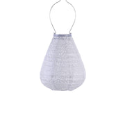 Solar Lampion Tulip - Paisley Silver - 20 cm