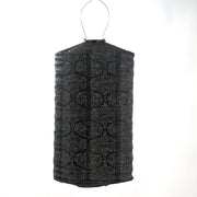Solar Lampion Cylinder - Tigres Black - 28 cm